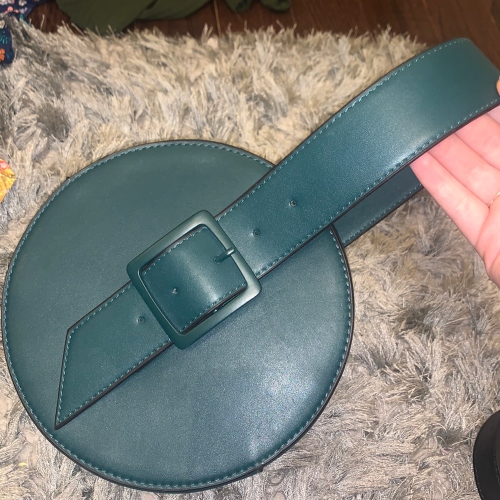 Emerald green purse